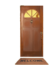 A cool door to the games.